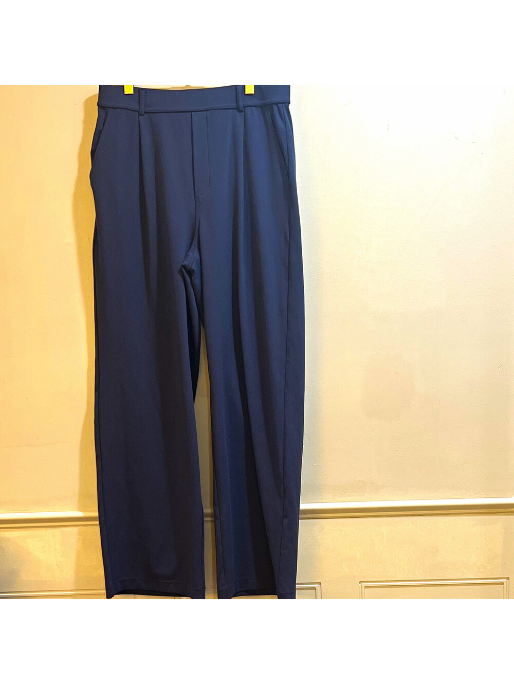 Halara Men's Pull-On Activewear Pants Solid Navy Yoga Polyester Blend M